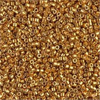 Delica DBR 1833 Duracoat Galv. Yellow Gold 11/0 - Minimum 3g