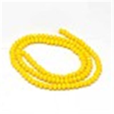 Glass Faceted Melon Strand Opaque Sunshine 3x2mm (approx 116 beads
