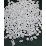 Miniduo Chalk White Luster 2x4mm. Min 10g.
