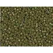 Delica DBR 657 Dyed Opaque Olive 11/0 - Minimum 3g