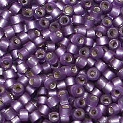 Delica DBR 695 Violet Semi Matte Silverlined 11/0 - Minimum 3g