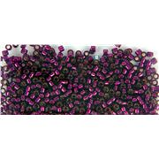 Delica DBR 611 Wine  Silver Lined 11/0 - Minimum 3g