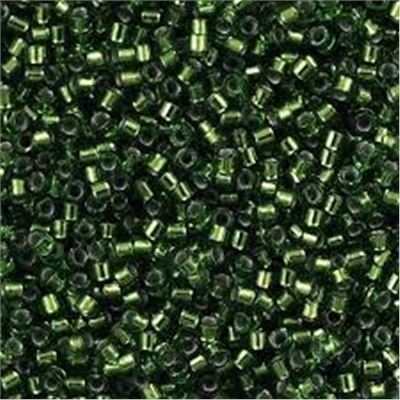 Delica DBR 182 Olive Silver Lined 11/0 - Minimum 3g