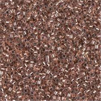 Delica DBR 37 Copper Lined Crystal Transparent 11/0 - Minimum 3g