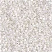 Delica DBR 66 White Colour Lined AB 11/0 - Minimum 3g