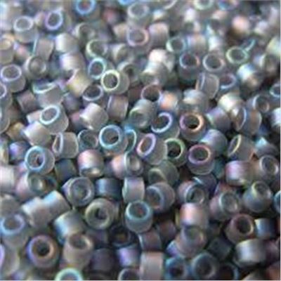 Delica DBR 863 Matte Grey AB 11/0 gram - Minimum 3g