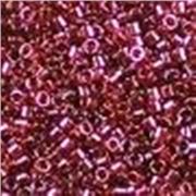 Delica DBR 116 Trans. Lustre Red Metallic 11/0 - Minimum 3g