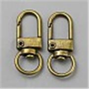 Swivel Snap Clasp Antique Brass 33x13x5mm each