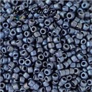 Matubo 10/0 Cylinder Bead Metallic Suede Blue Minimum 3 grams