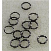 Jump Ring Black Nickel 7mm ea