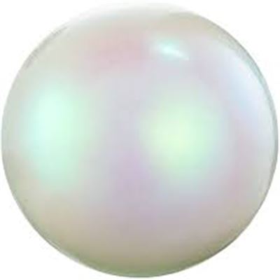 Preciosa Maxima Round Pearl Iridescent White 10mm each