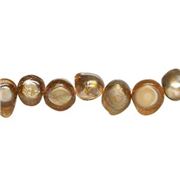 Freshwater Cultured Baroque Terracotta 8x7mm;(approx 58 pieces) ea