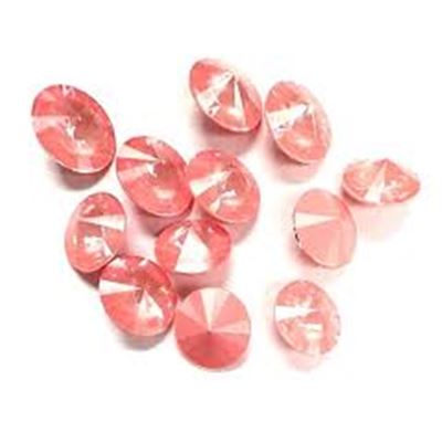 Swarovski Crystal 1122  Pointy Back Rivoli Flamingo Ignite 12mm 
