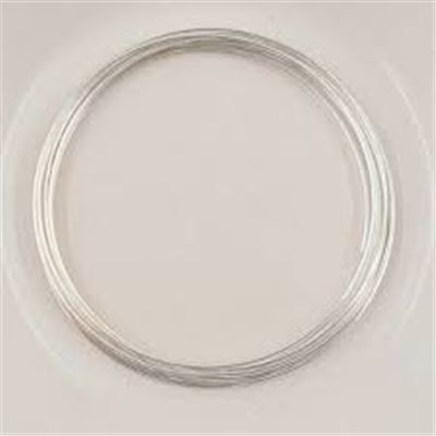 Memory Wire Bracelet (45mm) Silver Plate  1 Coil ea