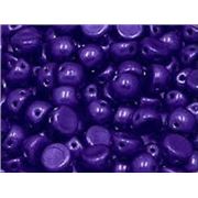 Czechmate Cabochon 7mm Saturated Metallic Ultra Violet 2 Hole each