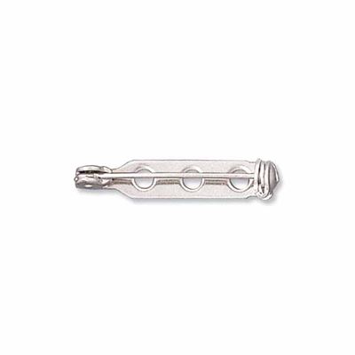Brooch Back Nickel Colour 25mm with Roller catch ea