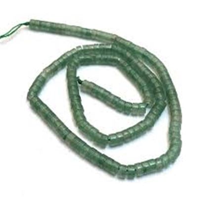 Aventurine Heishi 4x2.5mm Hole 0.5mm. (approx 167 beads) each