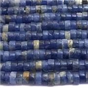 Sodalite Heishi Beads 4x2.5mm Hole 0.7mm Approx 154 beads per strand 
