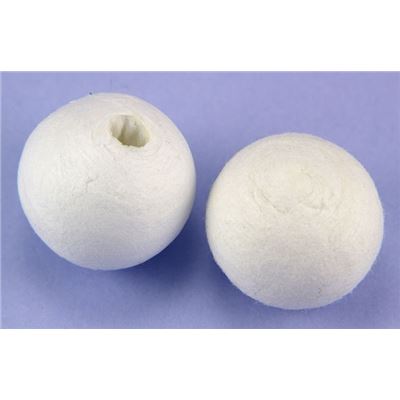 Pressed Cotton Ball   20mm ea