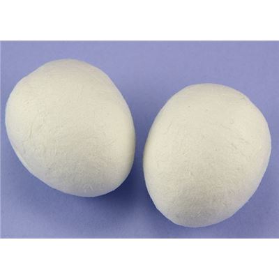 Pressed Cotton Egg   40mm ea