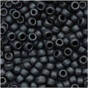 Toho Seed Bead Black Matte 8/0 - Minimum 12g
