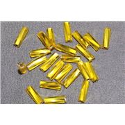Bugle Twist Yellow Silver Lined 7mm, 12gm ea