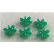 Star Bead Green 18mm - Minimum 8g