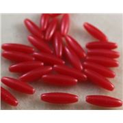 Spaghetti Red Transparent 20x5mm - Minimum 8g