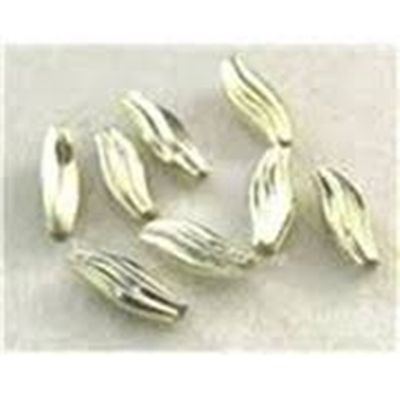 Flute Silver Metallic 18x5mm - Minimum 8g