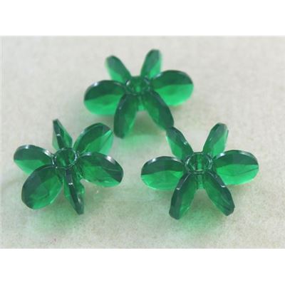 Star Bead Green 24mm - Minimum 8g