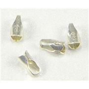 End Cap Sterling Silver 2mm ea