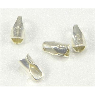 End Cap Sterling Silver 2mm ea