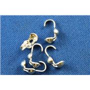 Callotte  End Closing (each) Sterling Silver  ea