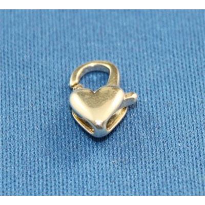 Heart Clasp Sterling Silver  ea