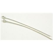 Eye Pin  Sterling Silver 50mm ea