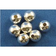 Filler Beads Sterling Silver 6mm ea