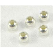Round Bead Sterling Silver 3mm ea