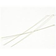Head Pin Extra Fine Sterling Silver 50mm ea