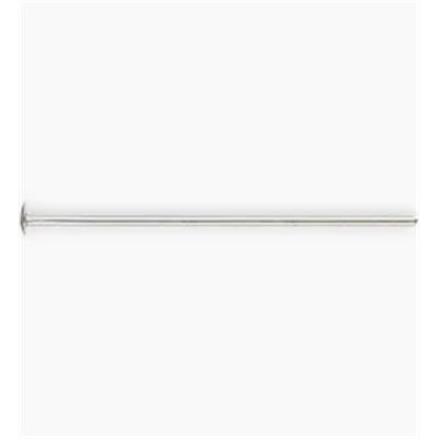 Head Pin  Sterling Silver 22 Gauge 50mm ea