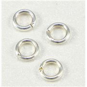 Jump Ring Sterling Silver 4mm ea