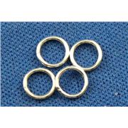 Jump Ring Closed Sterling Silver 6mm ea