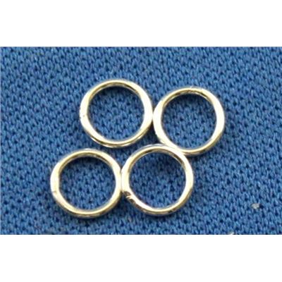 Jump Ring Closed Sterling Silver 6mm ea
