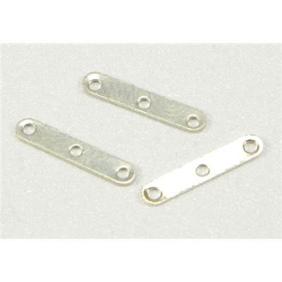 Spacer Bar 3 Hole Sterling Silver 5mm ea