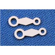 Tag End  Small Sterling Silver  ea