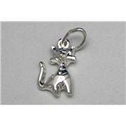 Charm Cat Sterling Silver  ea