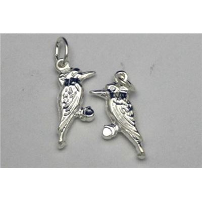Charm Kookaburra Sterling Silver  ea