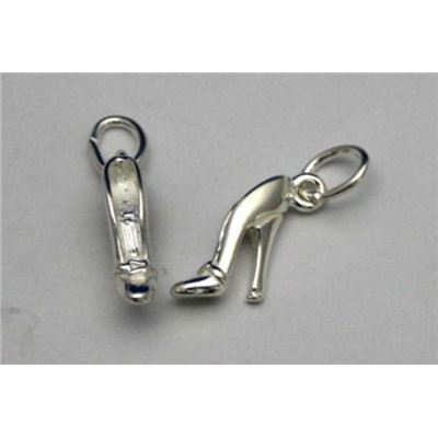 Charm High Heel Sterling Silver  ea