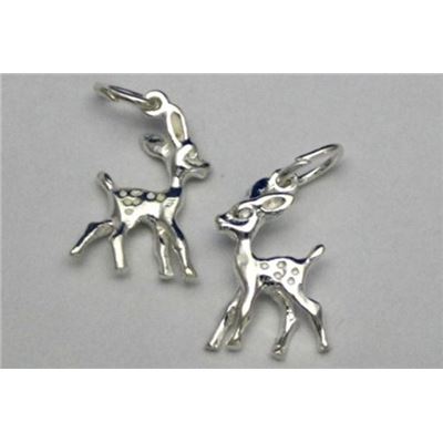 Charm Deer Sterling Silver  ea