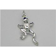 Charm Frog Sterling Silver  ea