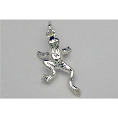 Charm Frog Sterling Silver  ea